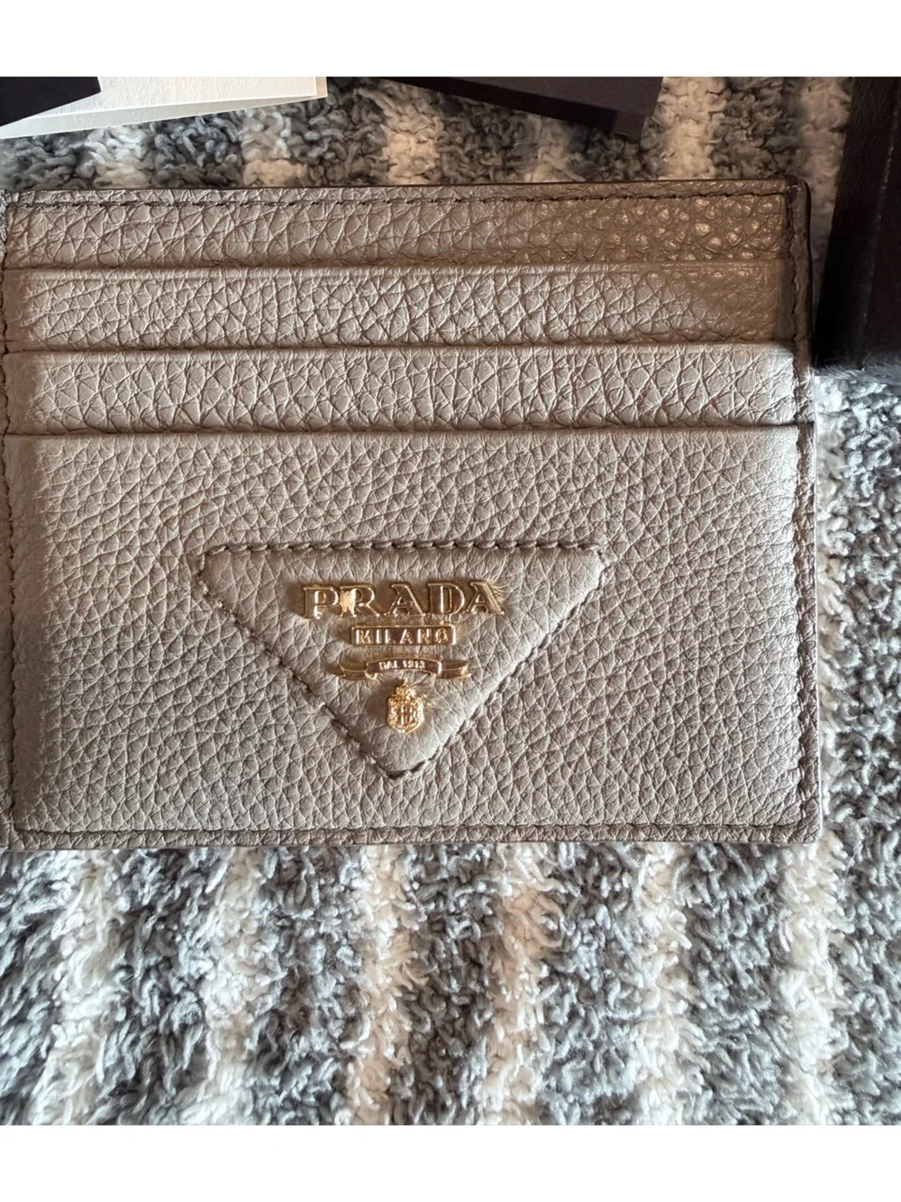 Prada Triangle card holder